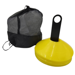 Фішка для розмітки поля кругла жовта 25 шт. на підставці з чохлом