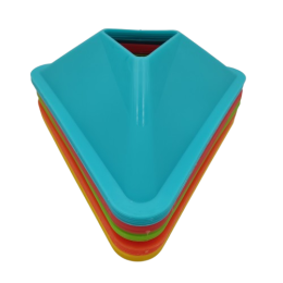 Набір фішок для розмітки поля трикутних різнокольорових 25 шт.