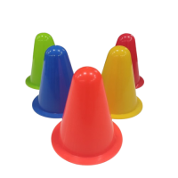 Набір конусів-фішок спортивних для тренувань різнокольорових 8см 25 шт.купити у Київі