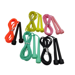 Скакалка силіконова 2,5 метра з пластиковими ручками