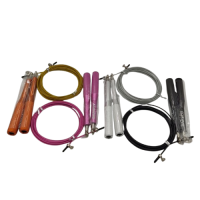 Скакалка швидкістна BAR2Fit для подвійних стрибків з металевими ручкамикупити у Київі