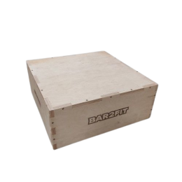 Пліометричний бокс дерев'яний BAR2FIT 500х500х200 мм
