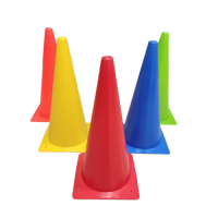 Набір конусів-фішок спортивних для тренувань різнокольорових 38см 25 шт.купити у Київі