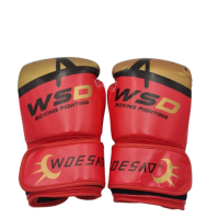 Рукавиці боксерські WSD 10 унц вініл червонікупити у Київі