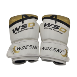 Рукавиці боксерські WSD 12 унц вініл білі
