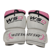 Рукавиці боксерські WSD 12 унц вініл рожевікупити у Київі