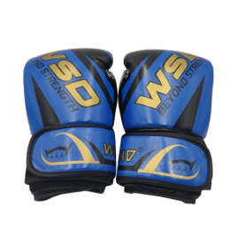 Рукавиці боксерські WSD beyond str 12 унц вініл сині