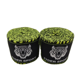 Бинт боксерський TigerSport 5м еластичний кольоровий