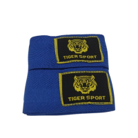 Бинт боксерський TigerSport 2,5 метр бавовняний синійкупити у Київі