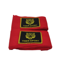 Бинт боксерський TigerSport 2,5 метр бавовняний червонийкупити у Київі