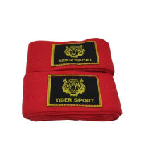 Бинт боксерський TigerSport 5 метр бавовняний червонийкупити у Київі