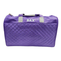 Сумка  спортивная дорожная BAX со строчкой фиолетовая